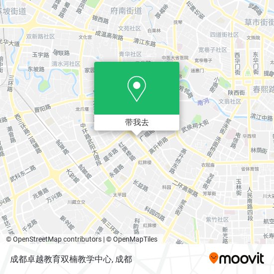 成都卓越教育双楠教学中心地图