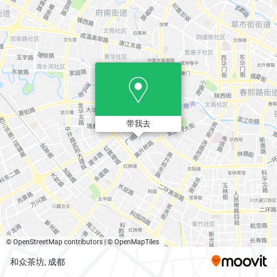 和众茶坊地图