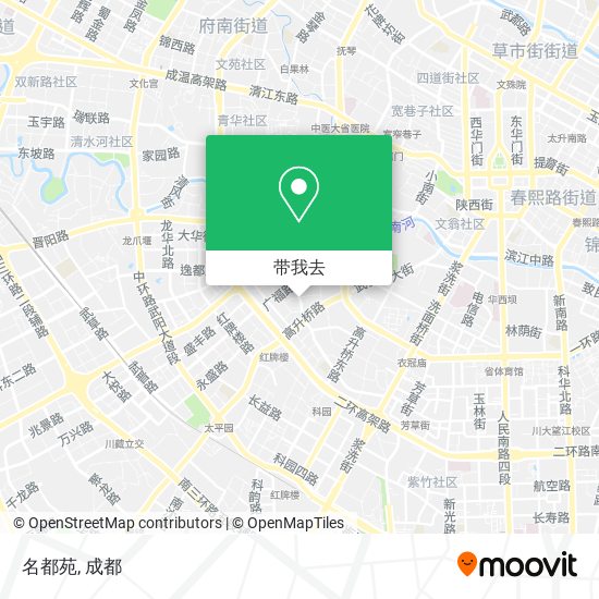名都苑地图
