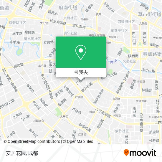 安居花园地图