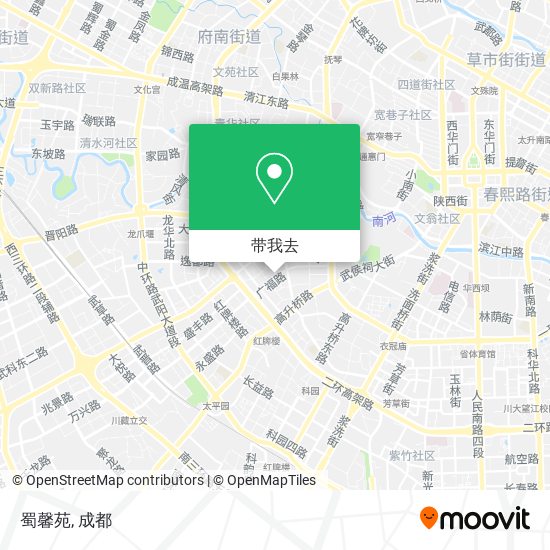 蜀馨苑地图