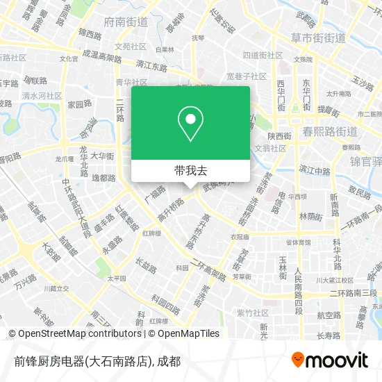 前锋厨房电器(大石南路店)地图
