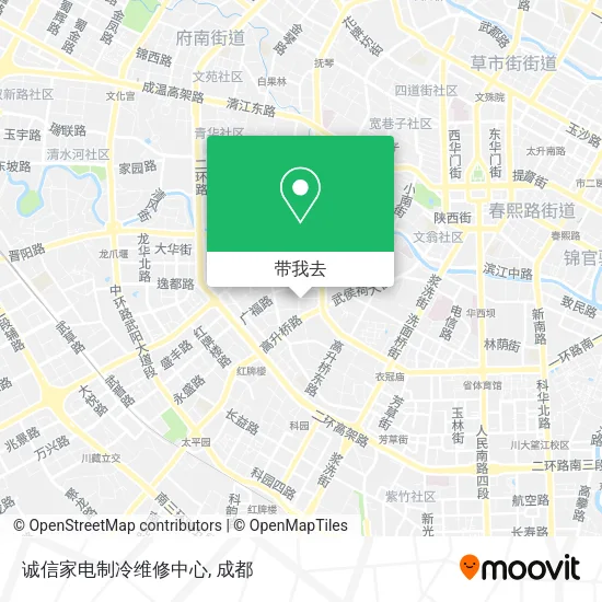 诚信家电制冷维修中心地图
