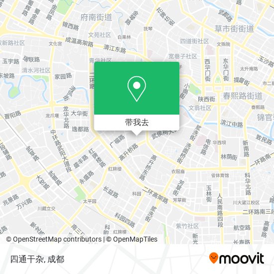 四通干杂地图