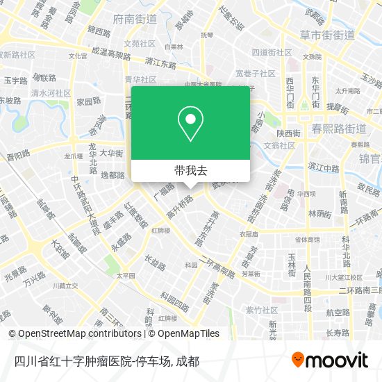 四川省红十字肿瘤医院-停车场地图