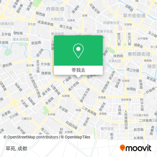 翠苑地图