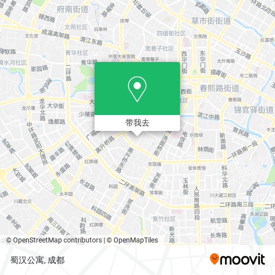 蜀汉公寓地图