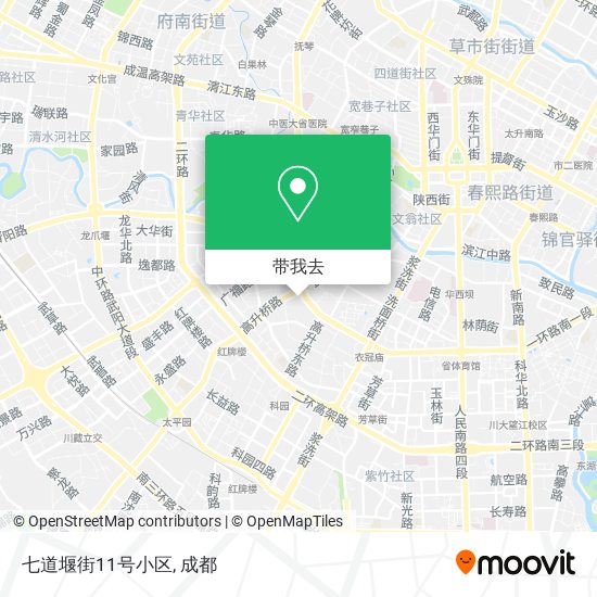 七道堰街11号小区地图