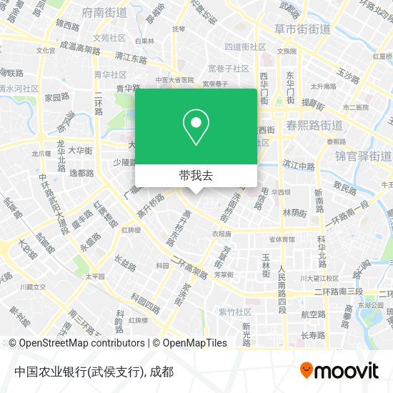 中国农业银行(武侯支行)地图