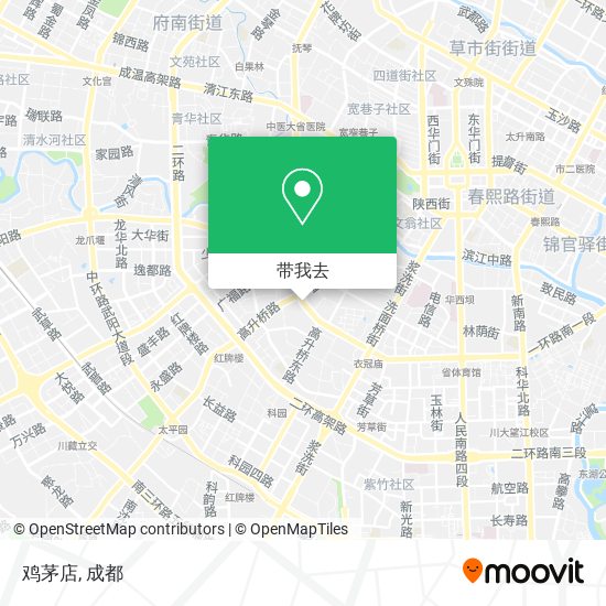 鸡茅店地图