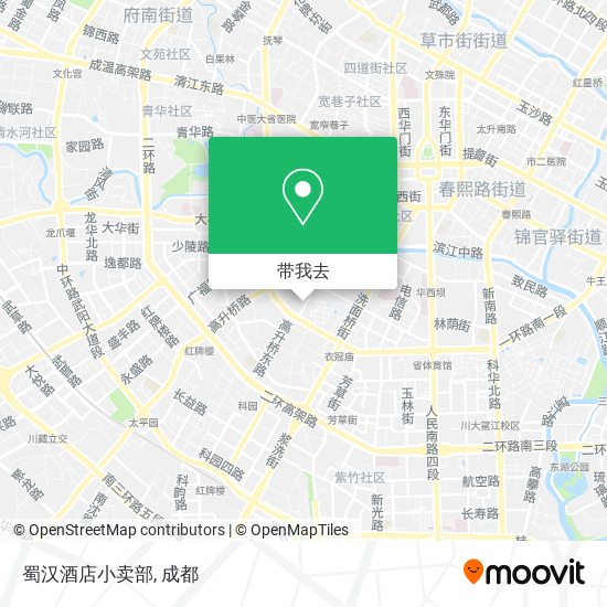 蜀汉酒店小卖部地图