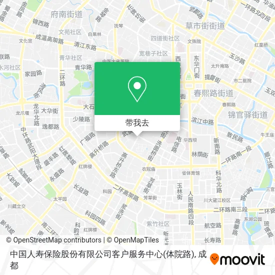 中国人寿保险股份有限公司客户服务中心(体院路)地图