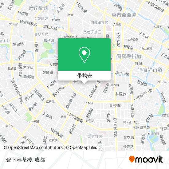 锦南春茶楼地图