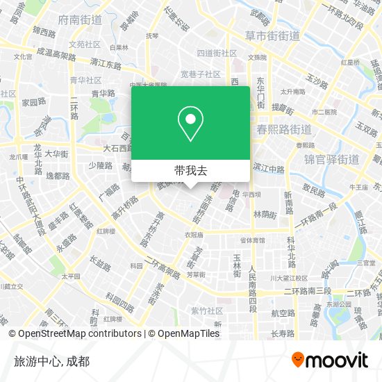 旅游中心地图