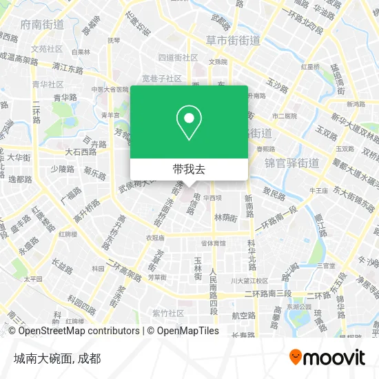 城南大碗面地图