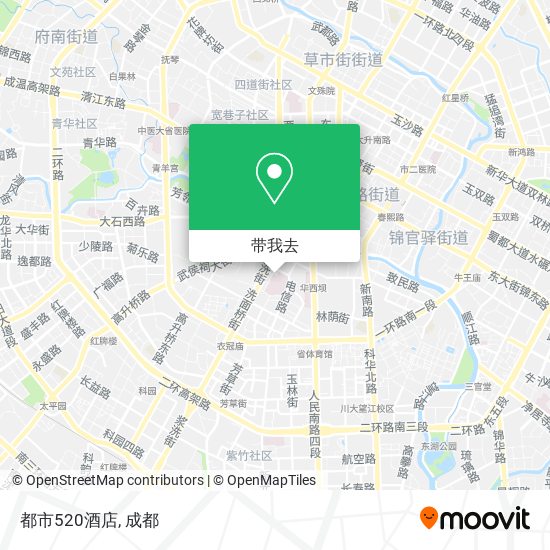 都市520酒店地图