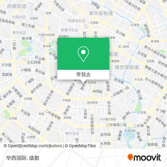 华西国际地图