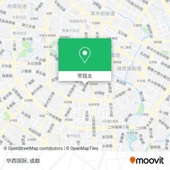 华西国际地图