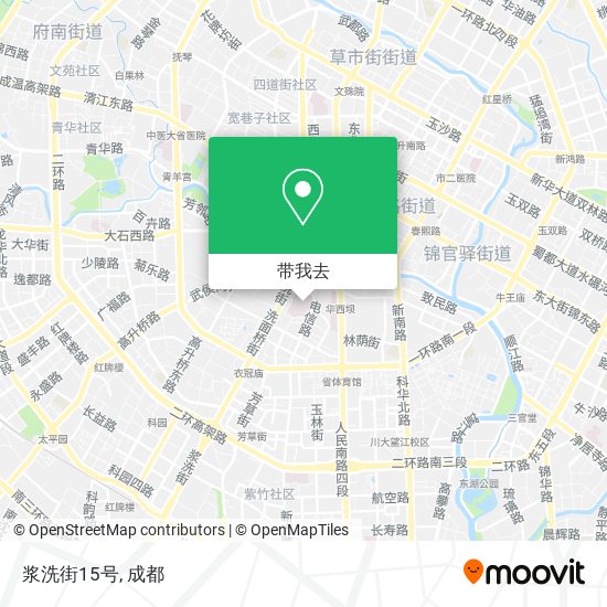 浆洗街15号地图