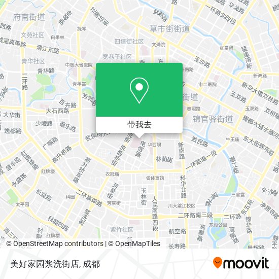 美好家园浆洗街店地图