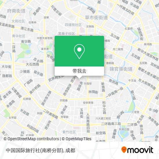 中国国际旅行社(南桥分部)地图
