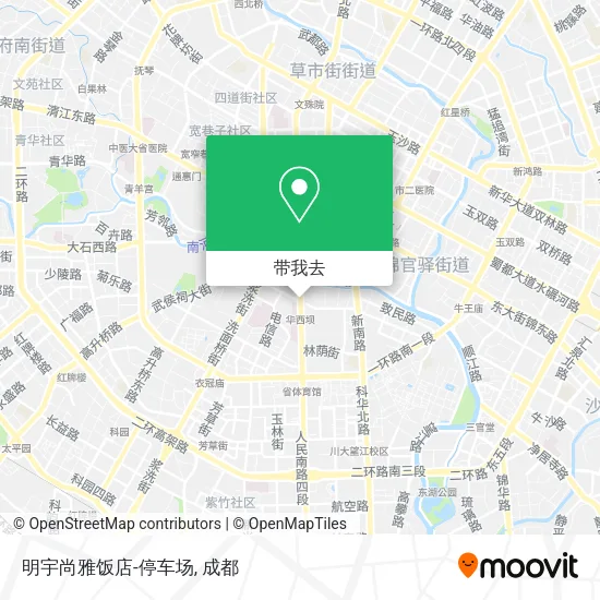 明宇尚雅饭店-停车场地图