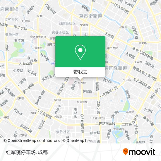 红军院停车场地图
