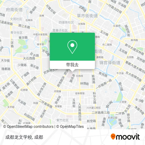 成都龙文学校地图