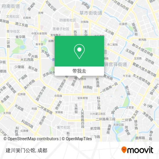 建川簧门公馆地图