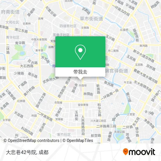 大悲巷42号院地图