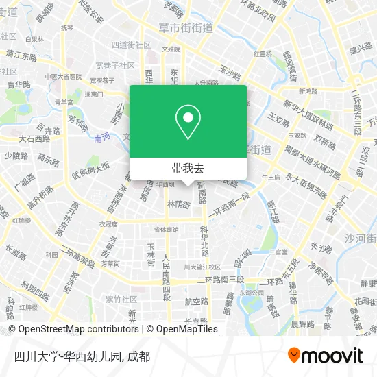四川大学-华西幼儿园地图