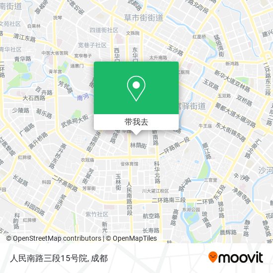 人民南路三段15号院地图