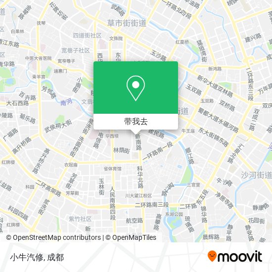 小牛汽修地图