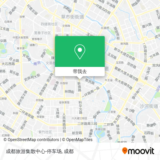 成都旅游集散中心-停车场地图