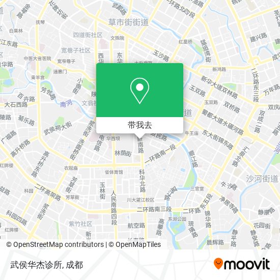 武侯华杰诊所地图