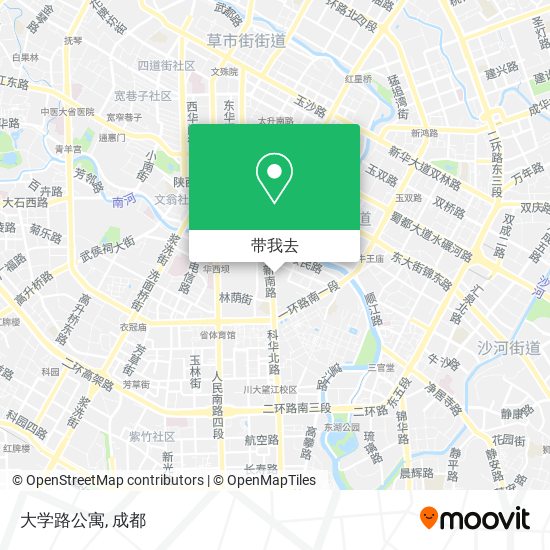 大学路公寓地图