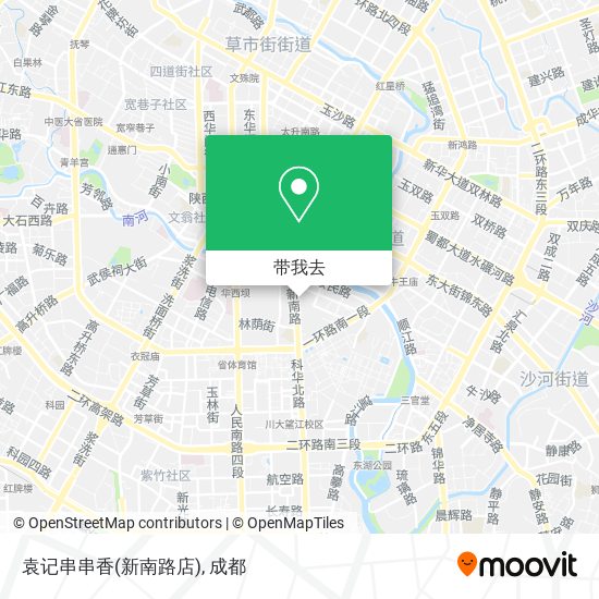 袁记串串香(新南路店)地图
