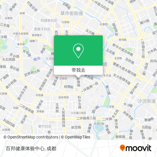 百邦健康体验中心地图