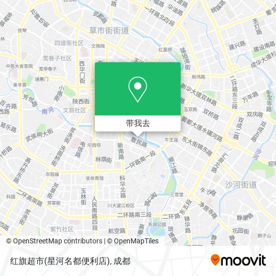 红旗超市(星河名都便利店)地图