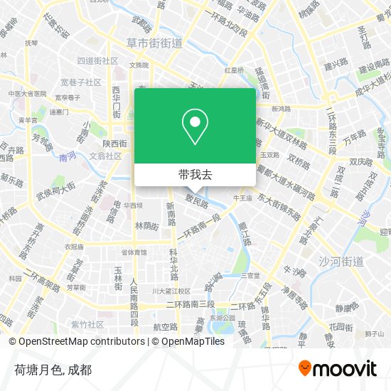 荷塘月色地图