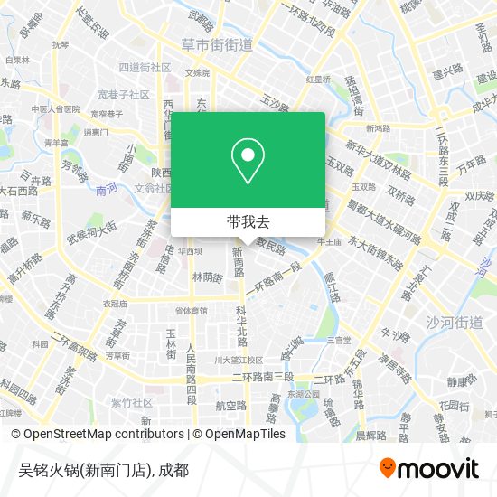 吴铭火锅(新南门店)地图