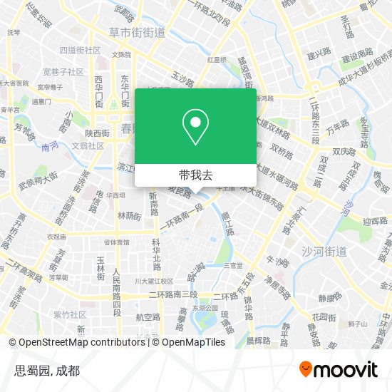 思蜀园地图