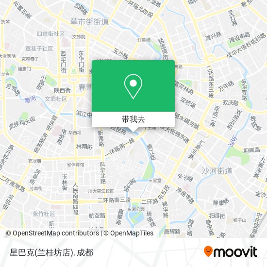 星巴克(兰桂坊店)地图