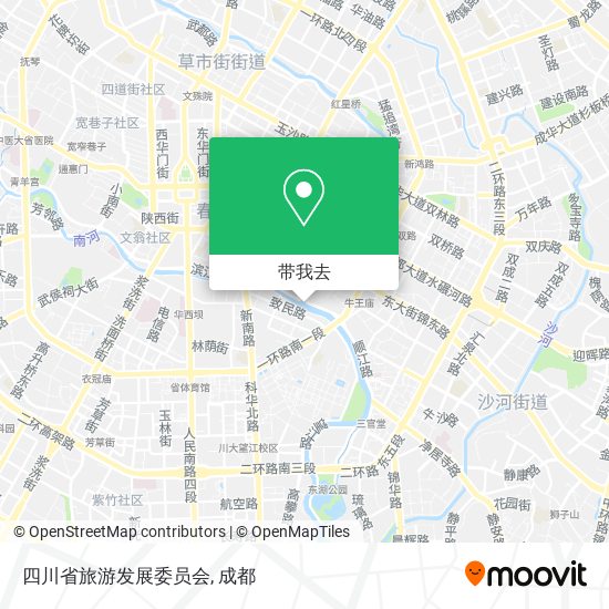 四川省旅游发展委员会地图