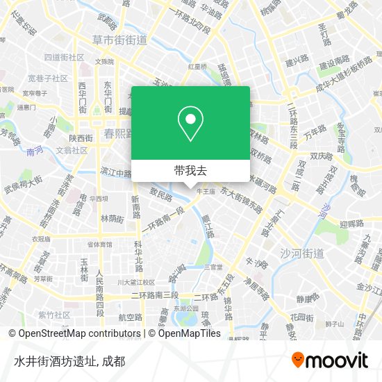 水井街酒坊遗址地图