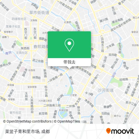 菜篮子青和里市场地图