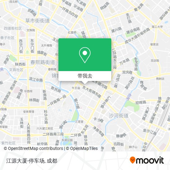江源大厦-停车场地图