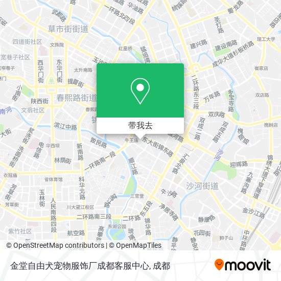 金堂自由犬宠物服饰厂成都客服中心地图