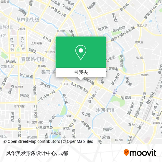 风华美发形象设计中心地图