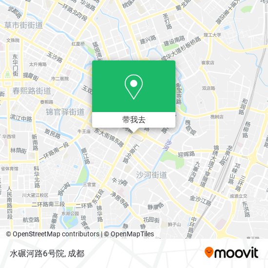 水碾河路6号院地图